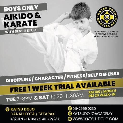 Martial Arts Classes for Kids in KL Karate and Aikido Martial Arts Classes for Kids in KL and Selangor